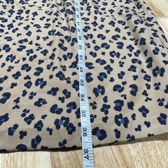 Rebecca Taylor Cheetah Print Silk Dress Size 00 NWT $395 MSRP Balloon Sleeve - Picture 12 of 12